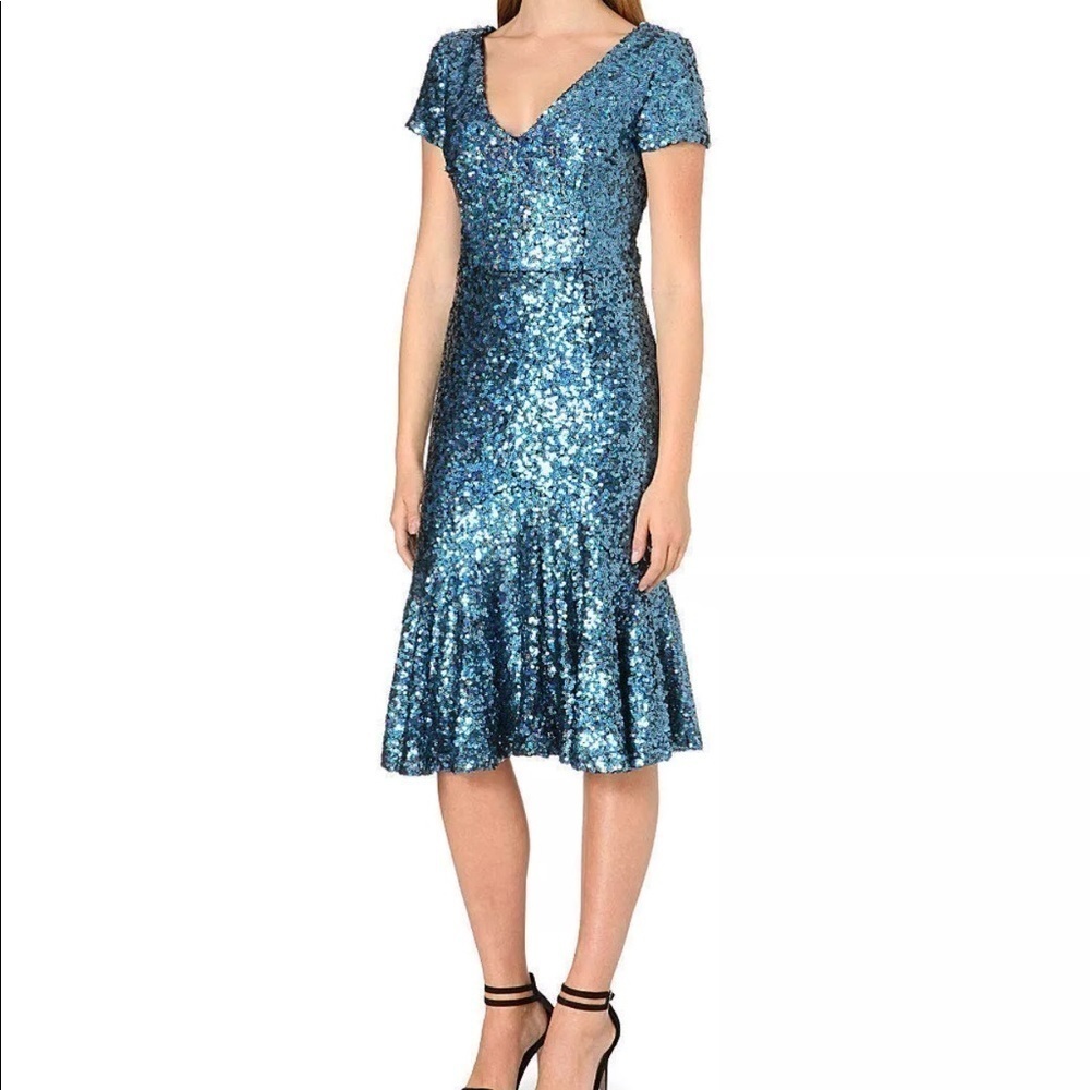 French Connection FCUK sequins fishtail dress NWOT